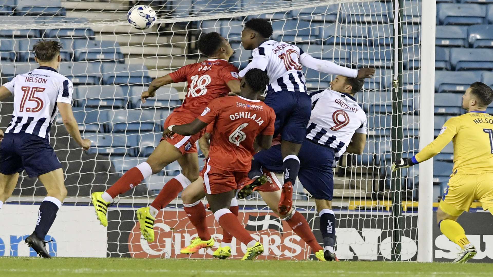 Millwall cancel out Josh Wright's opener before scoring an 88th-minute winner Picture: Barry Goodwin