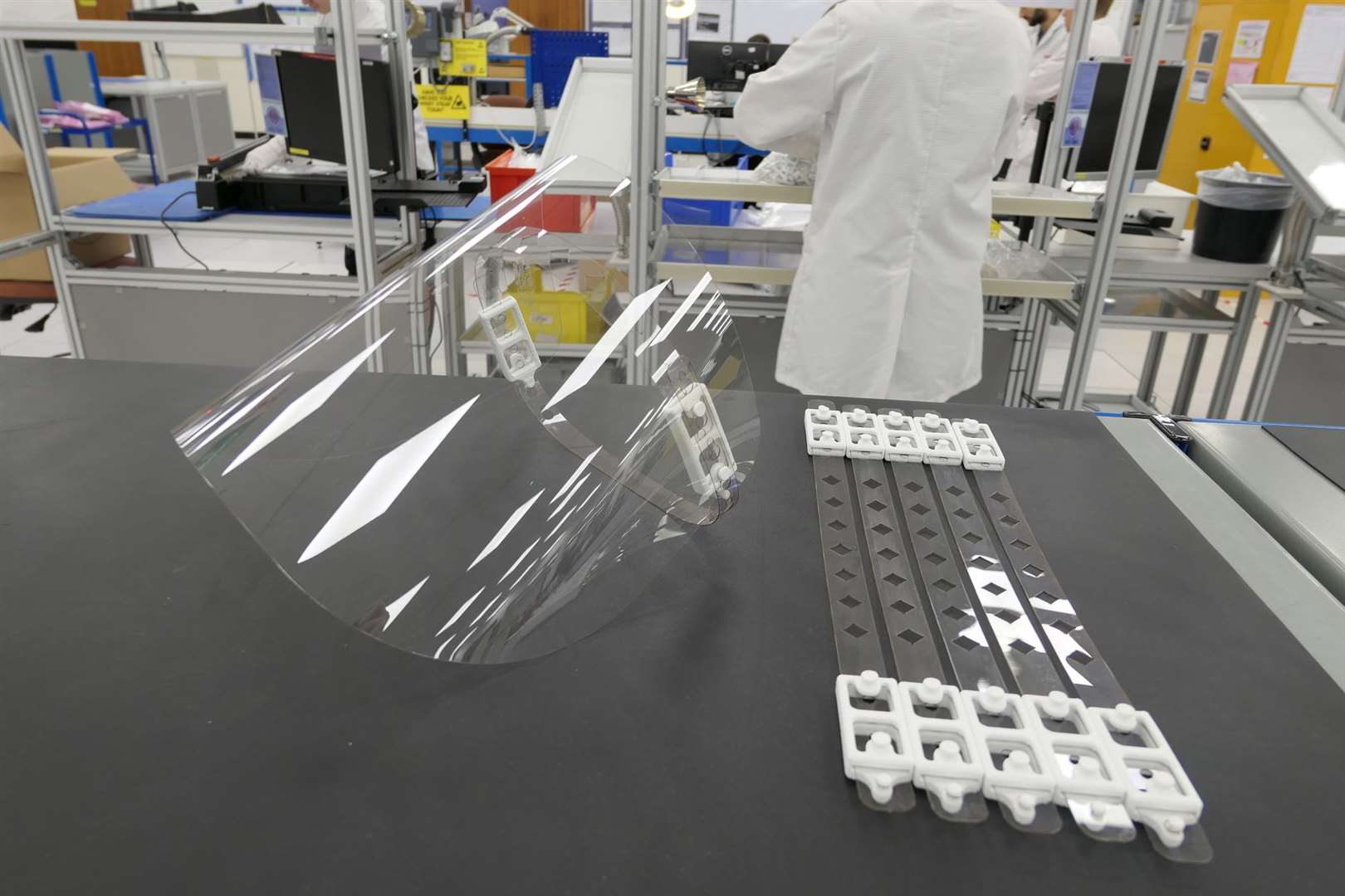 BAE Systems has shipped the face shields to healthcare providers across the South East (37238596)