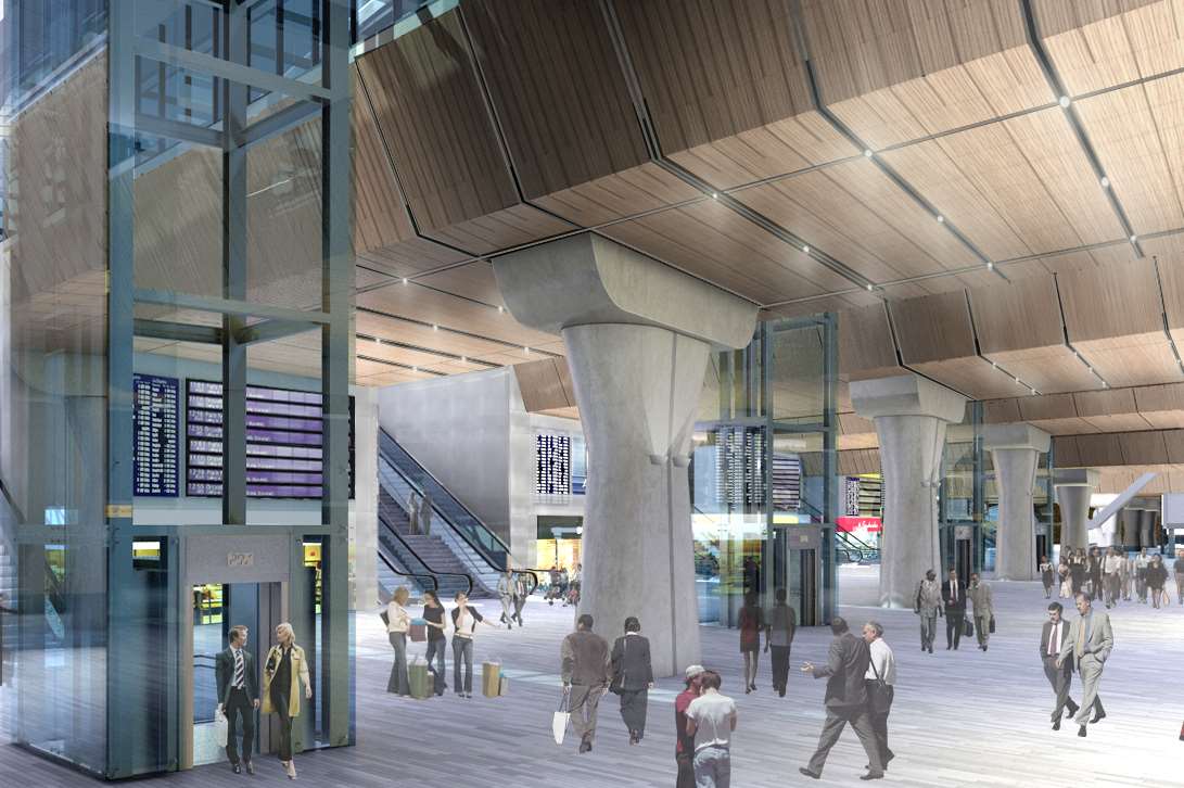 How a revamped London Bridge concourse could look
