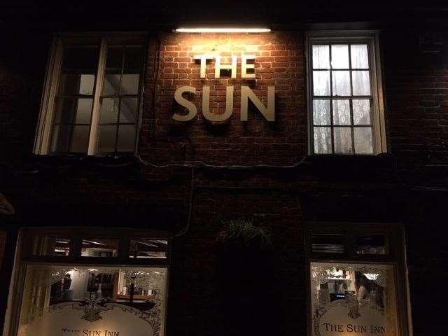 From the front of The Sun you can still see the history which dates the pub right back to the 16th century