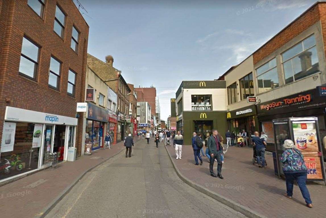 A spate of incidents were reported in Week Street, Maidstone town centre. Picture: Google Street View