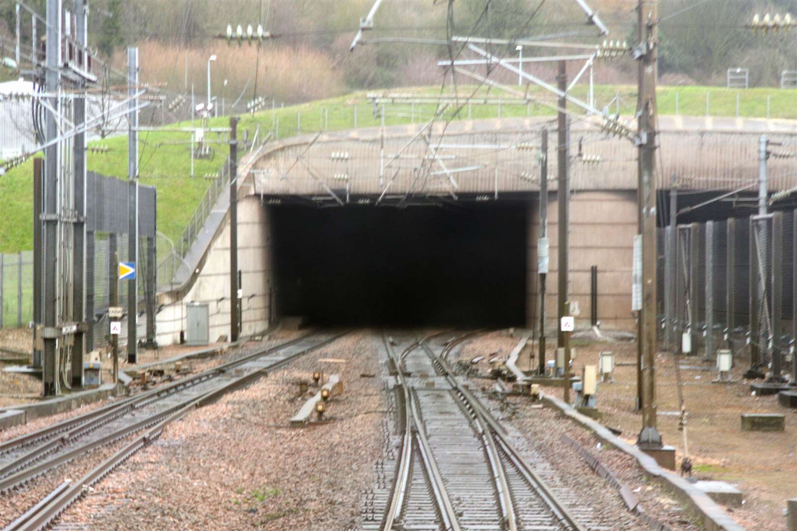 A spokesman from Eurotunel confirmed a person had been detected in the tunnel