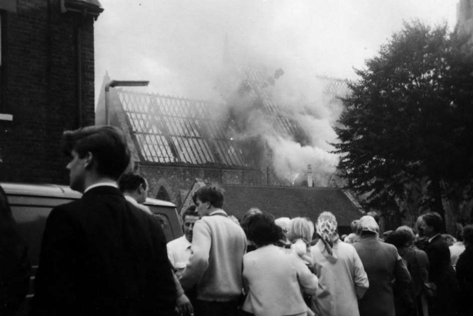 The fire at St Paul's in 1963