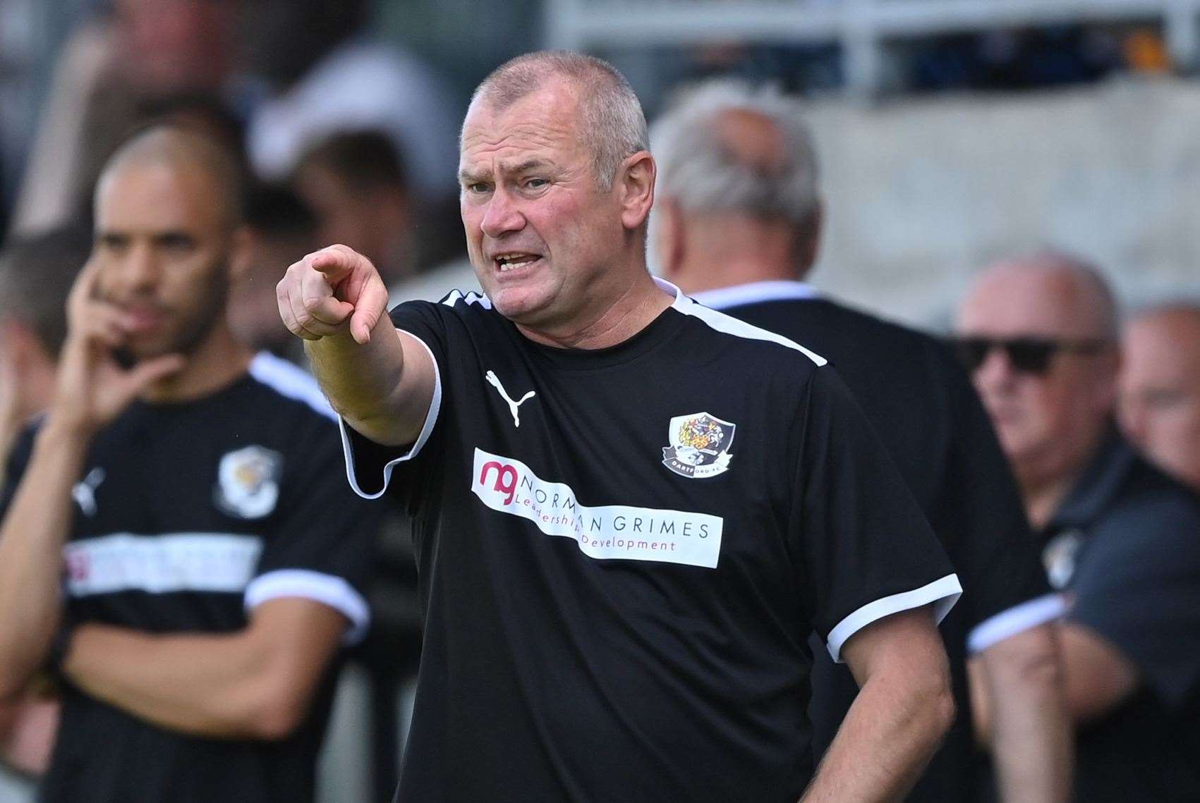 Dartford manager Alan Dowson is frustrated with the late goals they are conceding. Picture: Keith Gillard