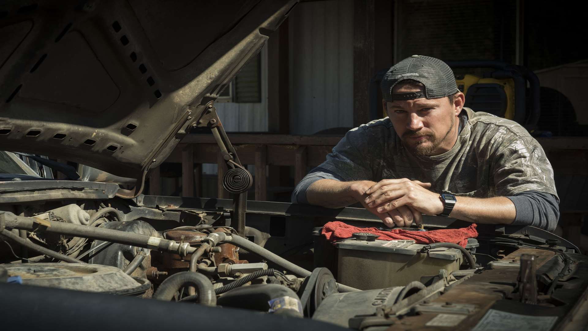 Channing Tatum as Jimmy Logan in Lucky Logan Picture: PA Photo/StudioCanal/Claudette Barius