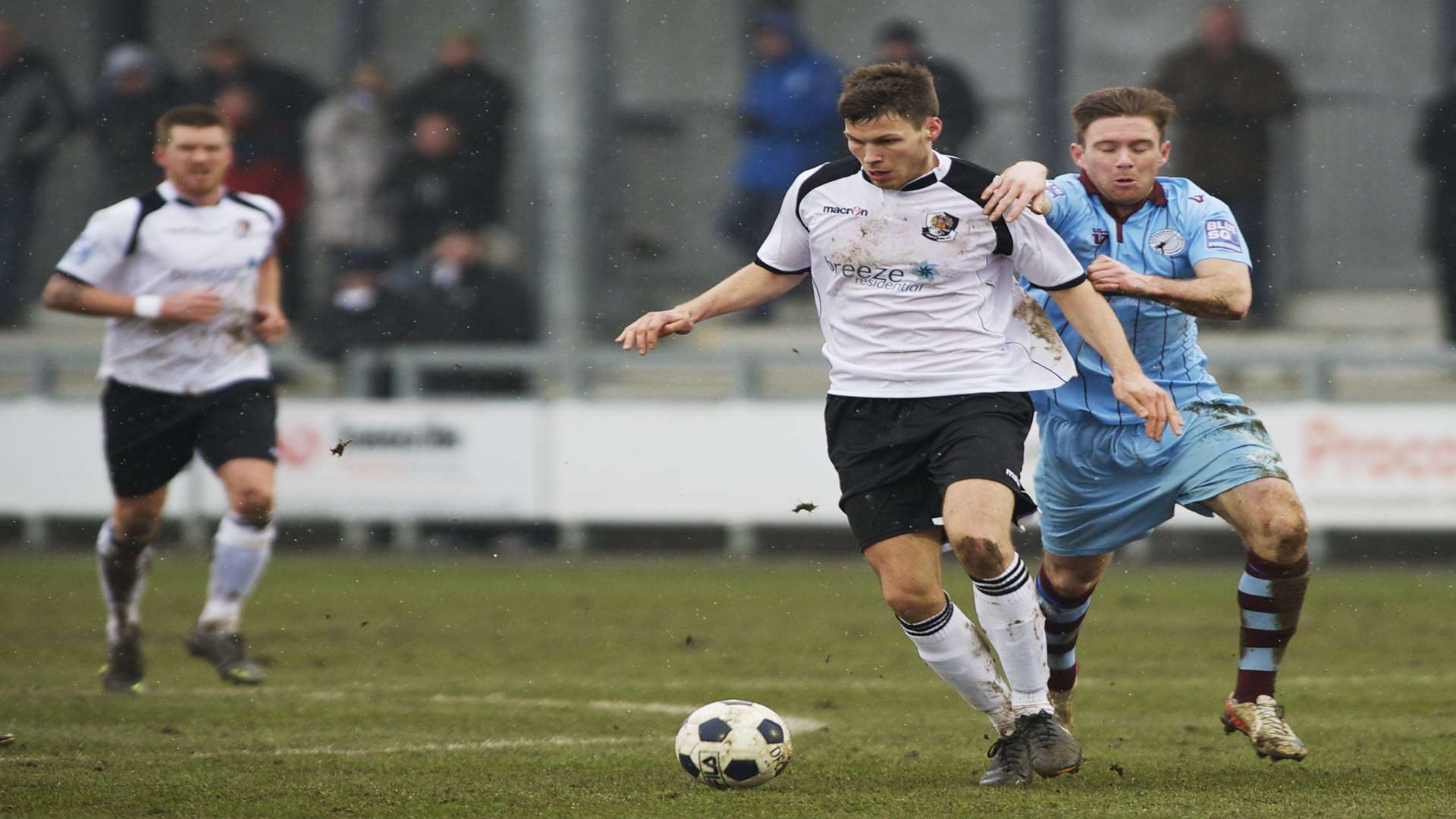 Charlie Sheringham playing for Dartford against Gateshead in 2013 Picture: Andy Payton