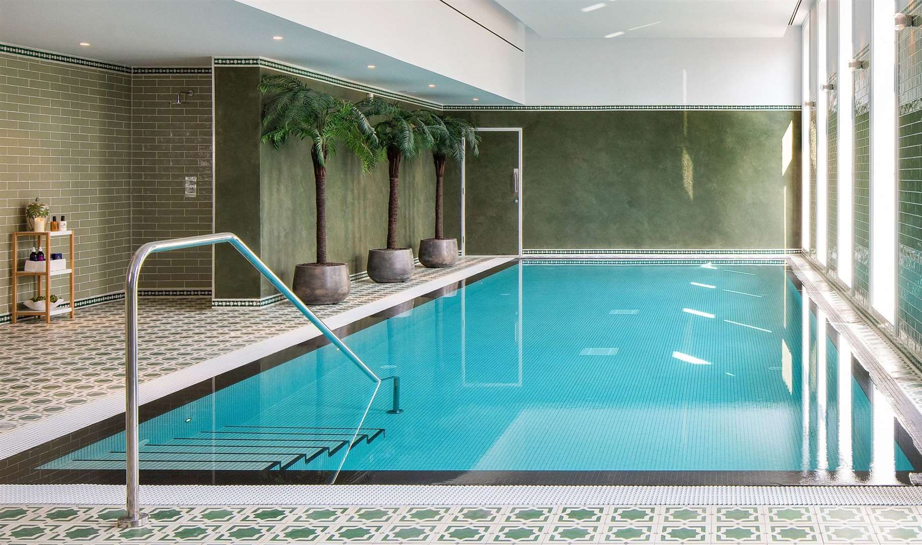 Residents can take a dip in the shared swimming pool. Picture: Maison
