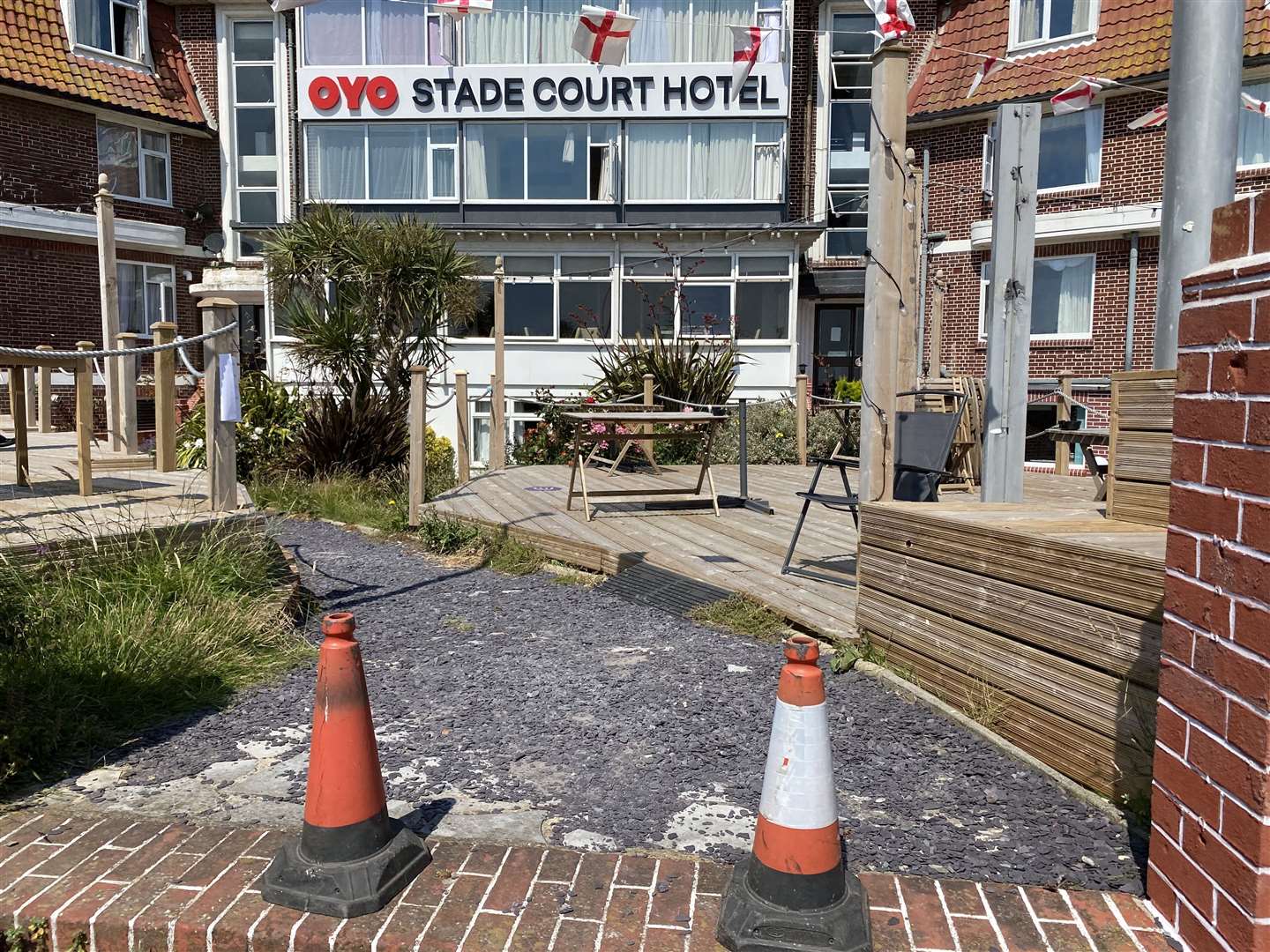 Stade Court Hotel, Hythe, is being used to accommodate asylum seekers