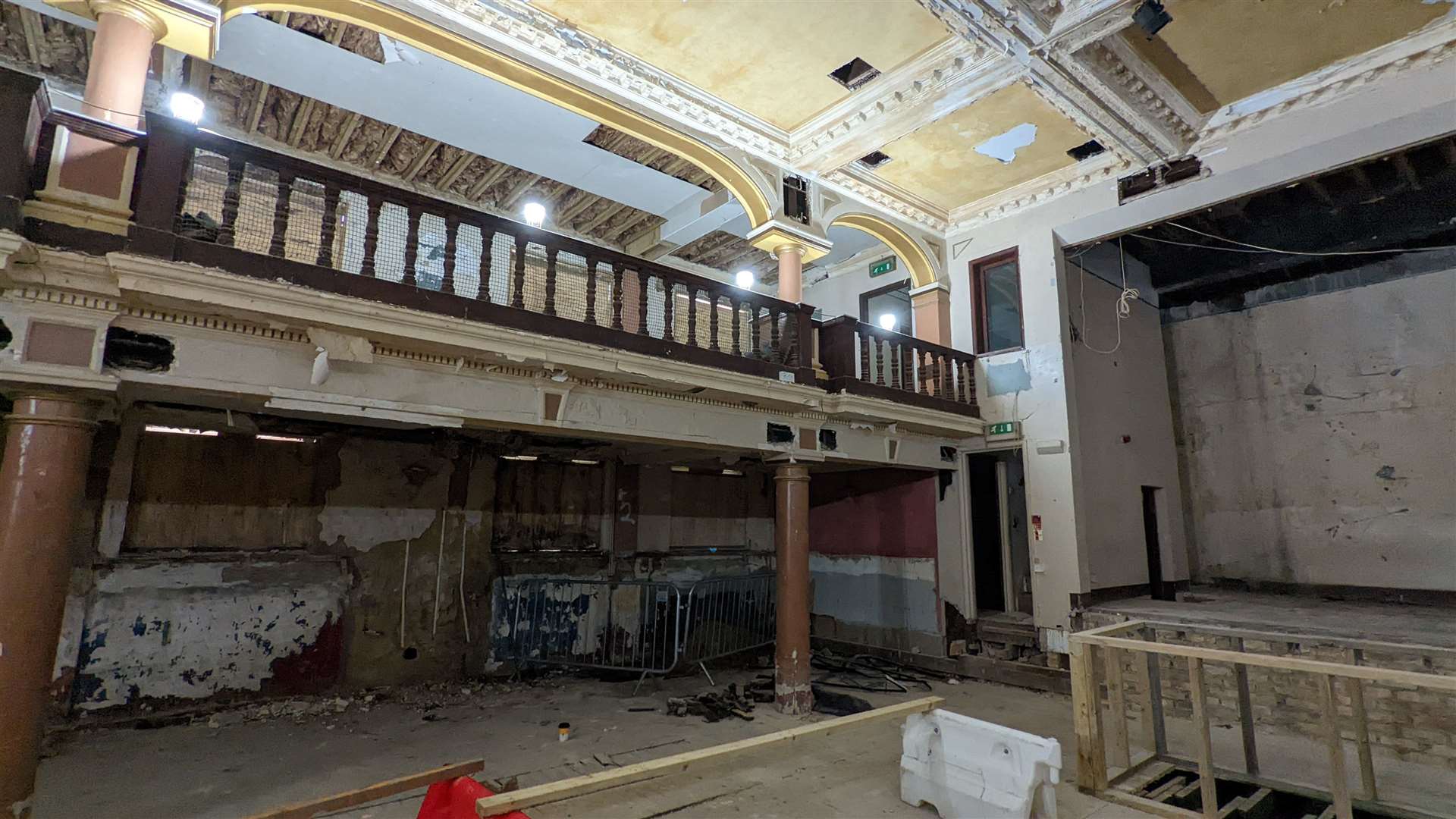 The mezzanine floor is reportedly set to be removed during the works