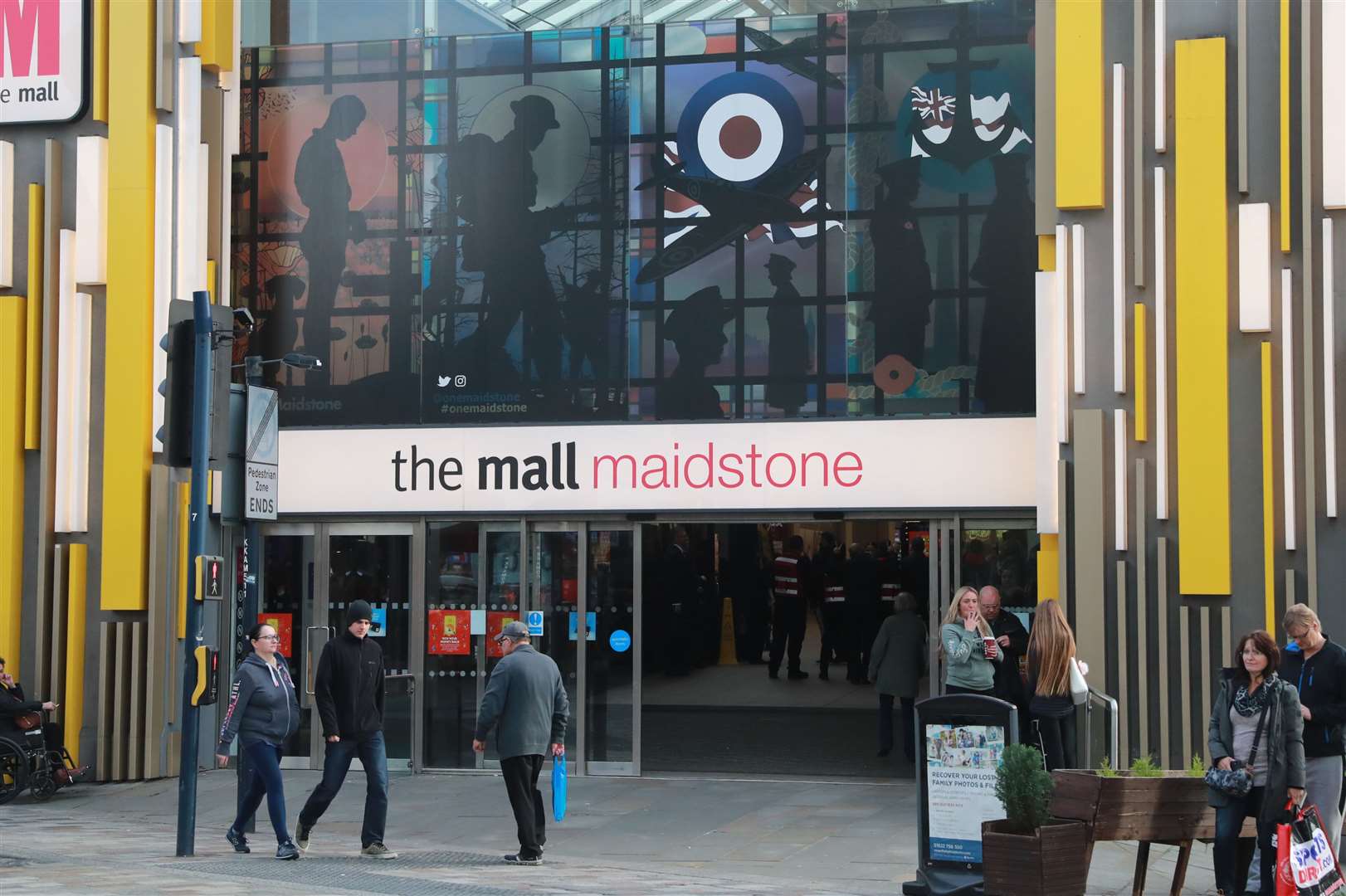 The Mall, Maidstone, where Pavlova's knife was found