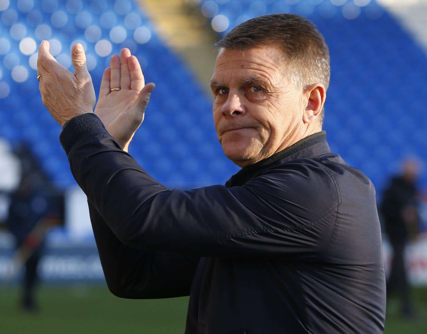 Dover boss Andy Hessenthaler - his side will start the new season on minus 12 points. Picture: Andy Jones (48903209)