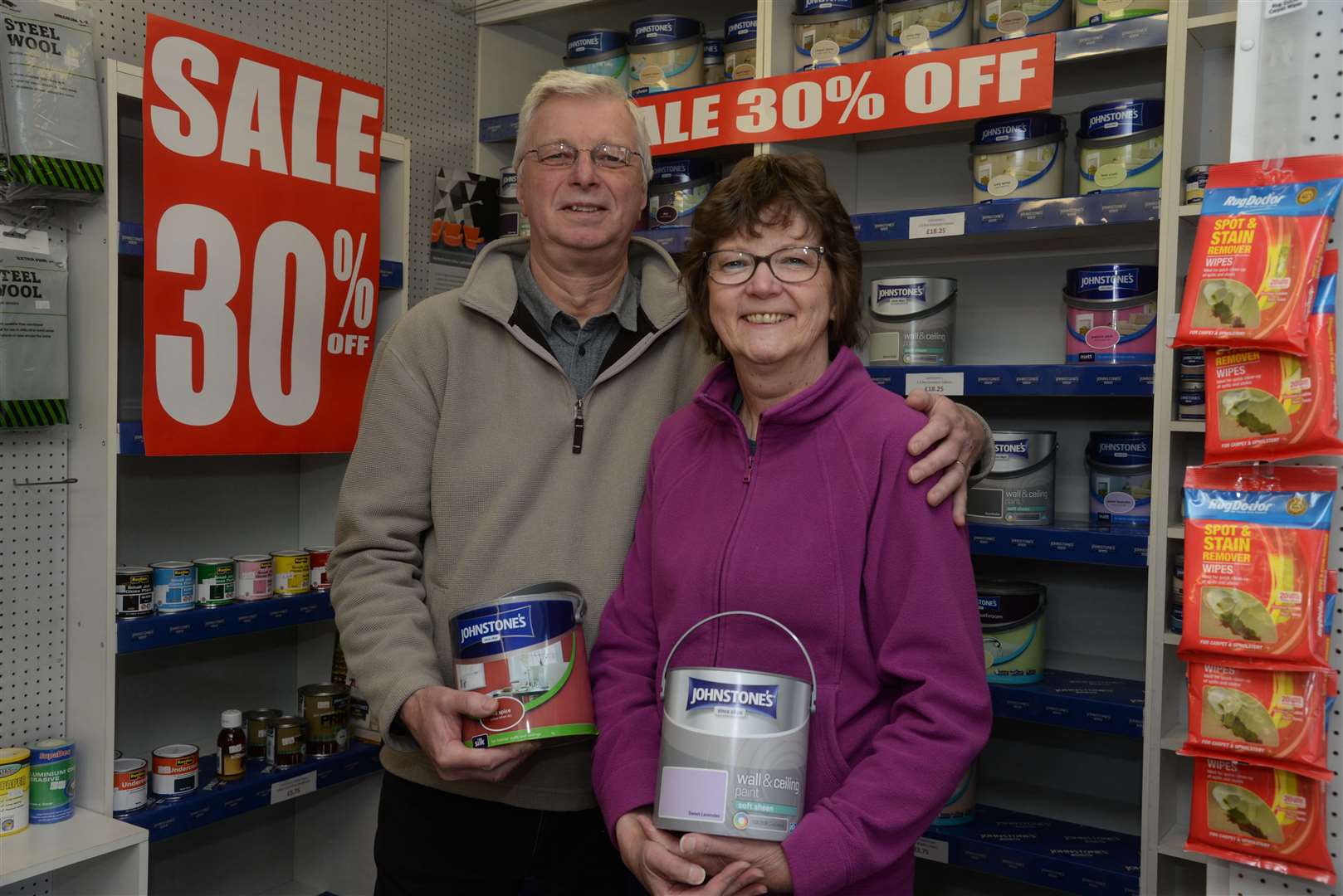 Alan and Penny Totham have run the shop for 27 years