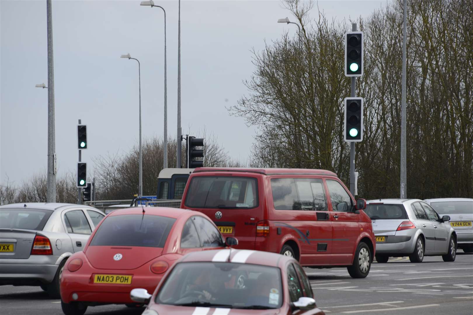 New traffic signals aren't working properly. Picture by Paul Amos