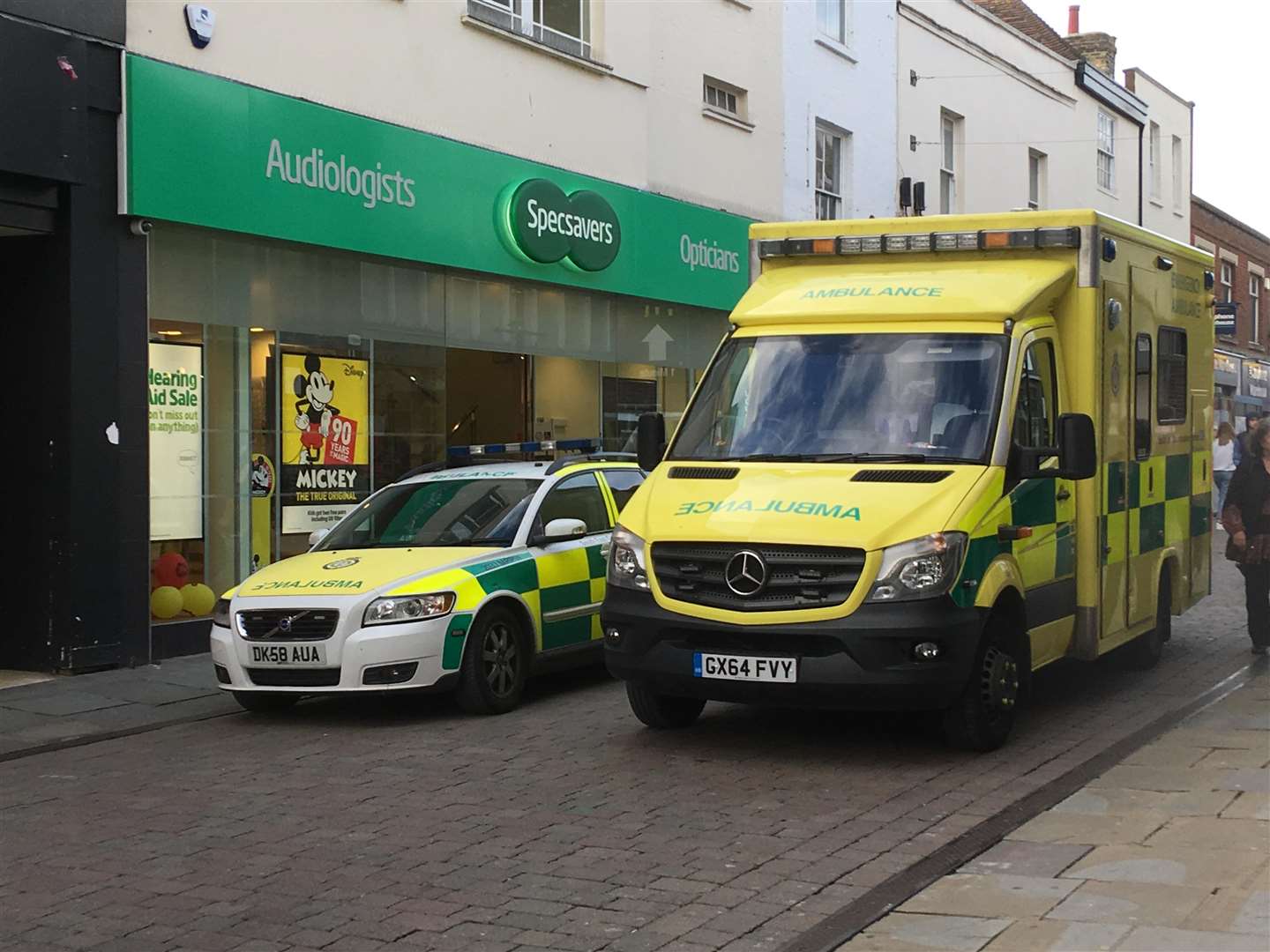 South East Coast Ambulance Service responded to Week Street in Maidstone. (4890528)