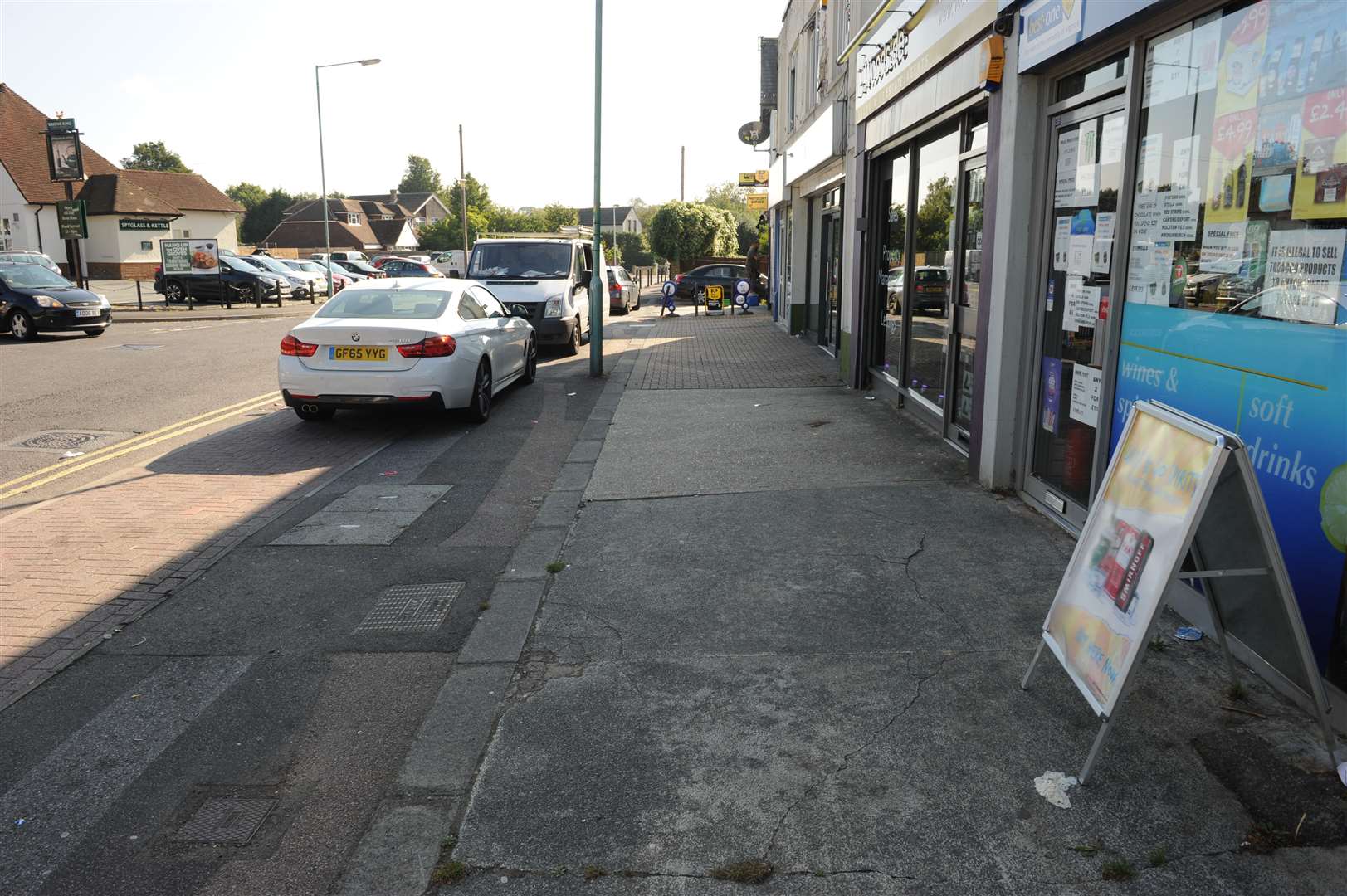 Parking problems are plaguing the shopping parade in Wigmore Road