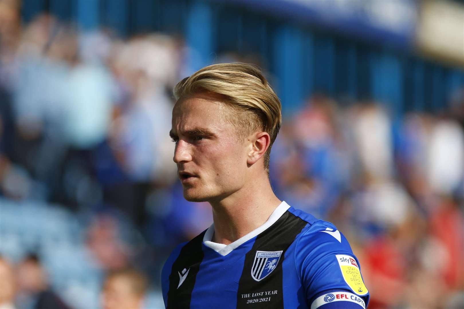 Kyle Dempsey's shot led to an equaliser for Gillingham Picture: Andy Jones
