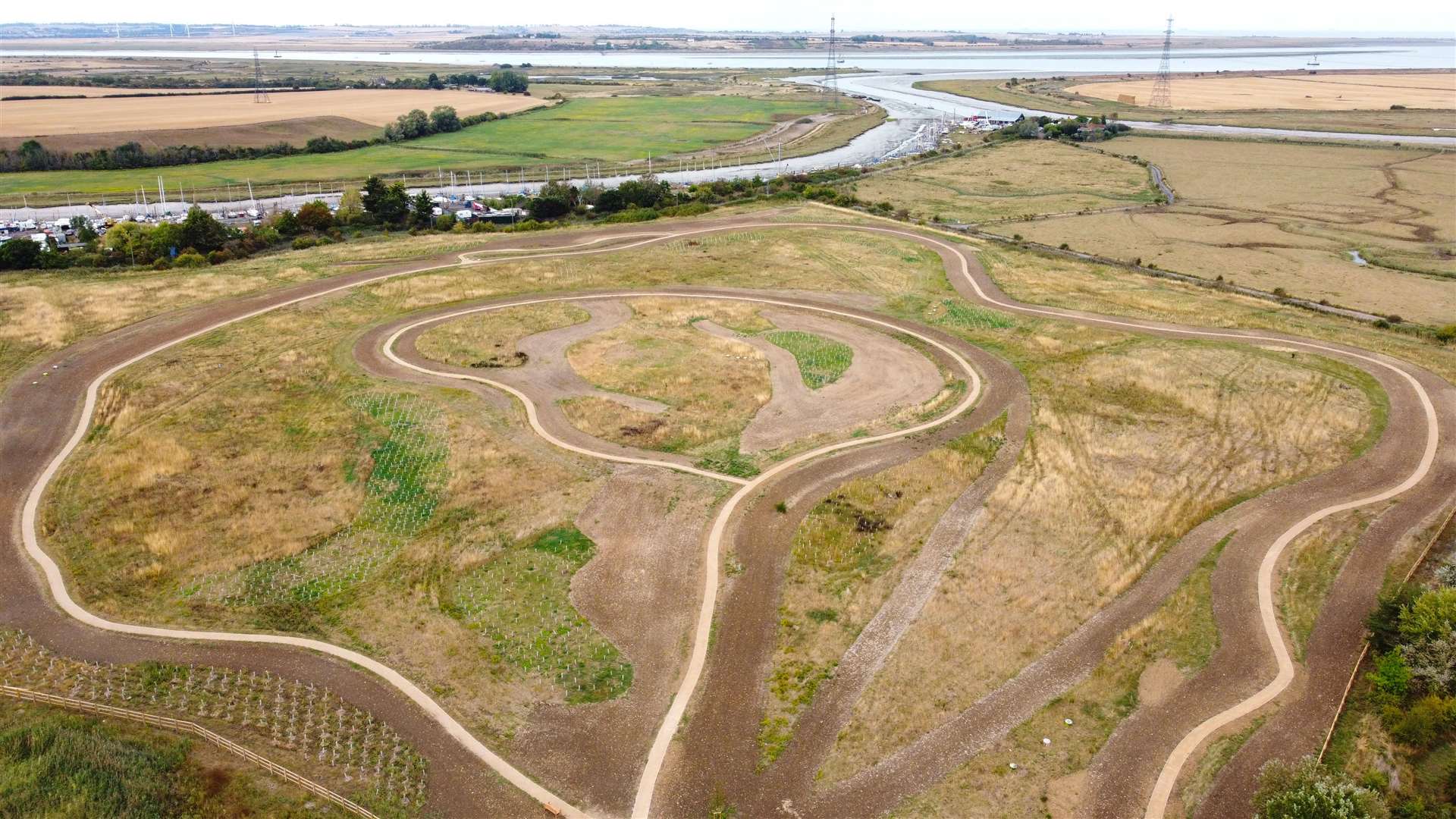 The new country park in Faversham boasts footpaths and circular walks