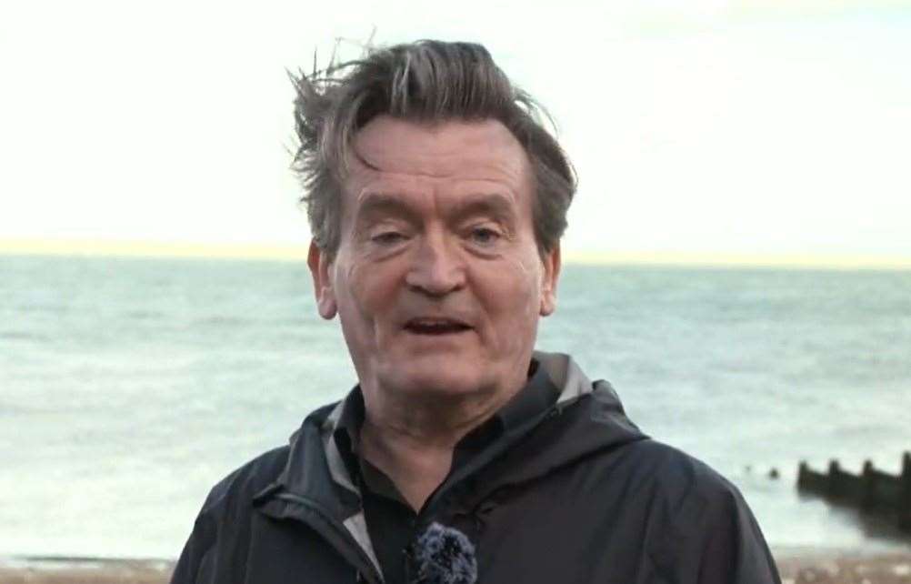 Feargal Sharkey visited Whitstable as part of a sewage investigation. Picture: GMB