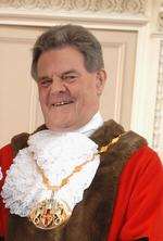 Cllr Ted Baker in his deputy mayoral robes at last year's mayor making ceremony.