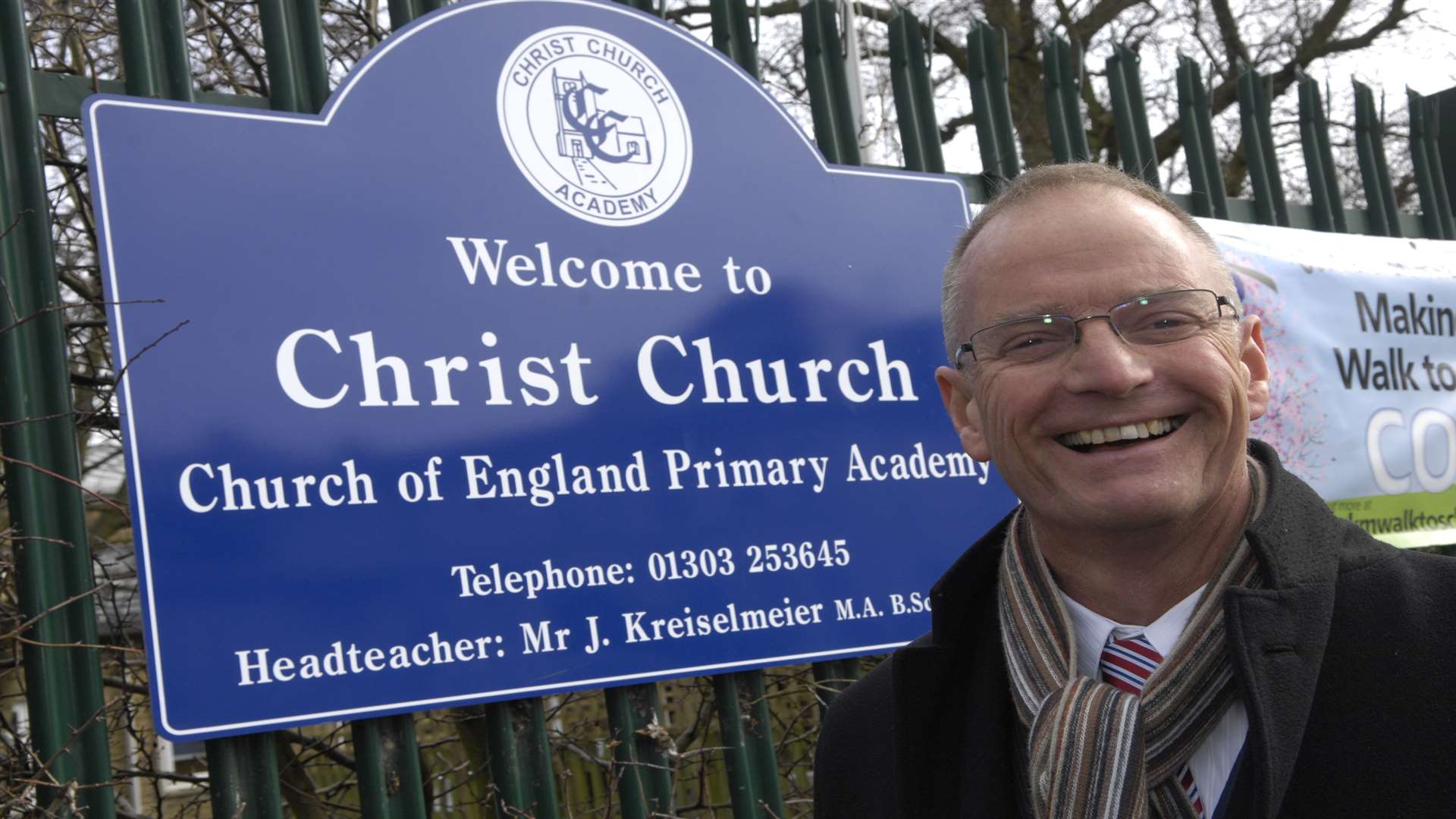 Christ Church Academy head teacher Jim Kreiselmeier