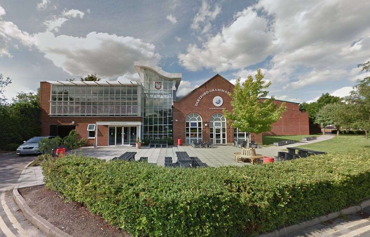 Dartford Grammar School was ranked as the fourth top state secondary school in the southeast. Picture: Google Street View