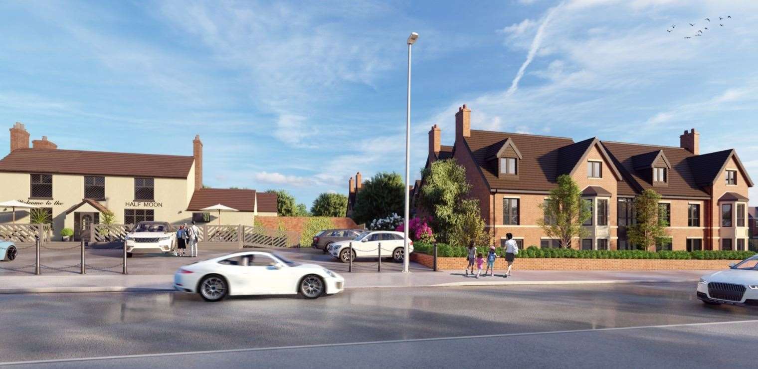 A CGI showing how the care home could look. Picture: KWL Architects