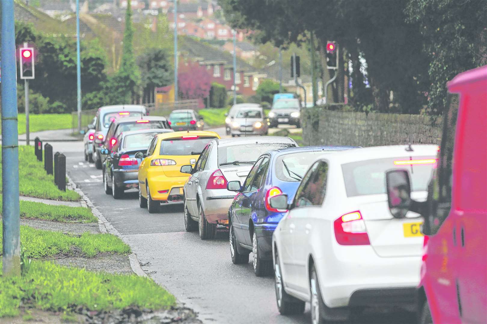 Traffic on Willington Street, Maidstone. Picture: Matthew Walker