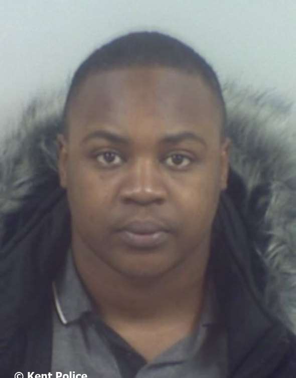 William Karungaire, jailed for stealing £25,000 from a security van driver in Chatham