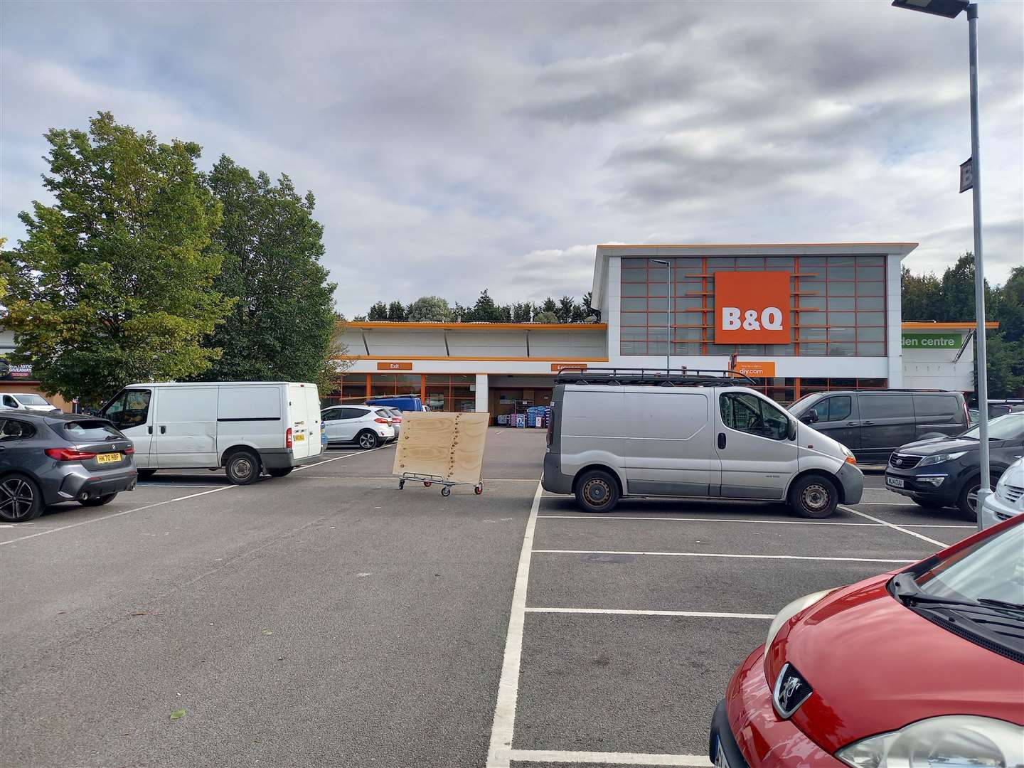 B&Q has been downsized to cater for the new Aldi