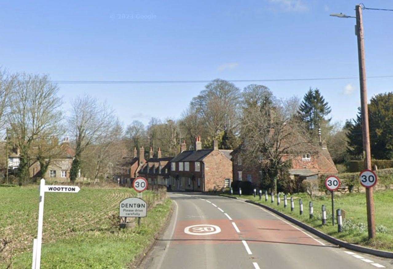 The accident occurred on the A260 Canterbury Road between Denton Lane and Agester Lane. Picture: Google Maps