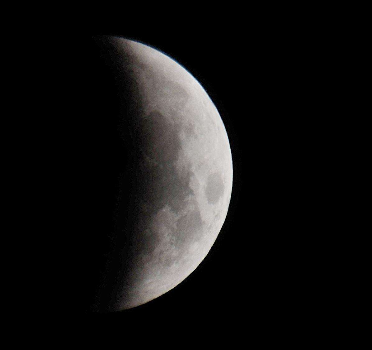 Jason Arthur from Gravesend shared this lunar eclipse snap