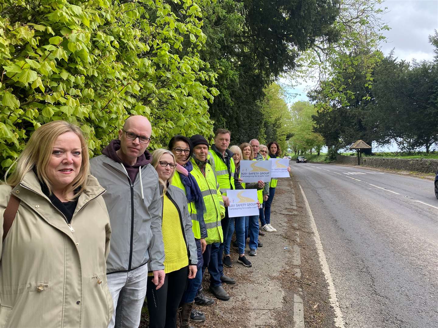 The A251 Safety Group is calling for changes on the route between Faversham and Challock, near Ashford