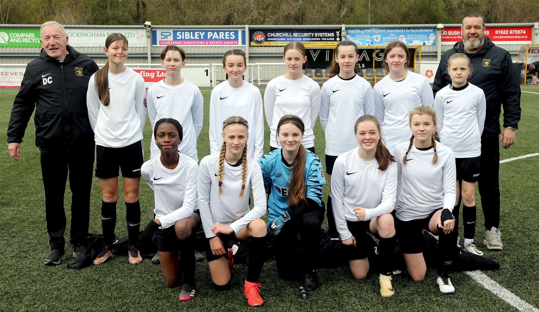 Hayden Youth - defeated in the Kent Merit Under-13 Girls Cup Final. Picture: PSP Images