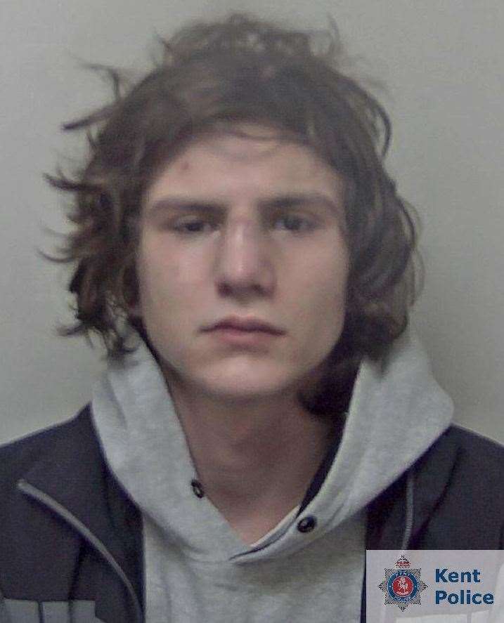 Rhys Brown was locked up this month. Picture: Kent Police