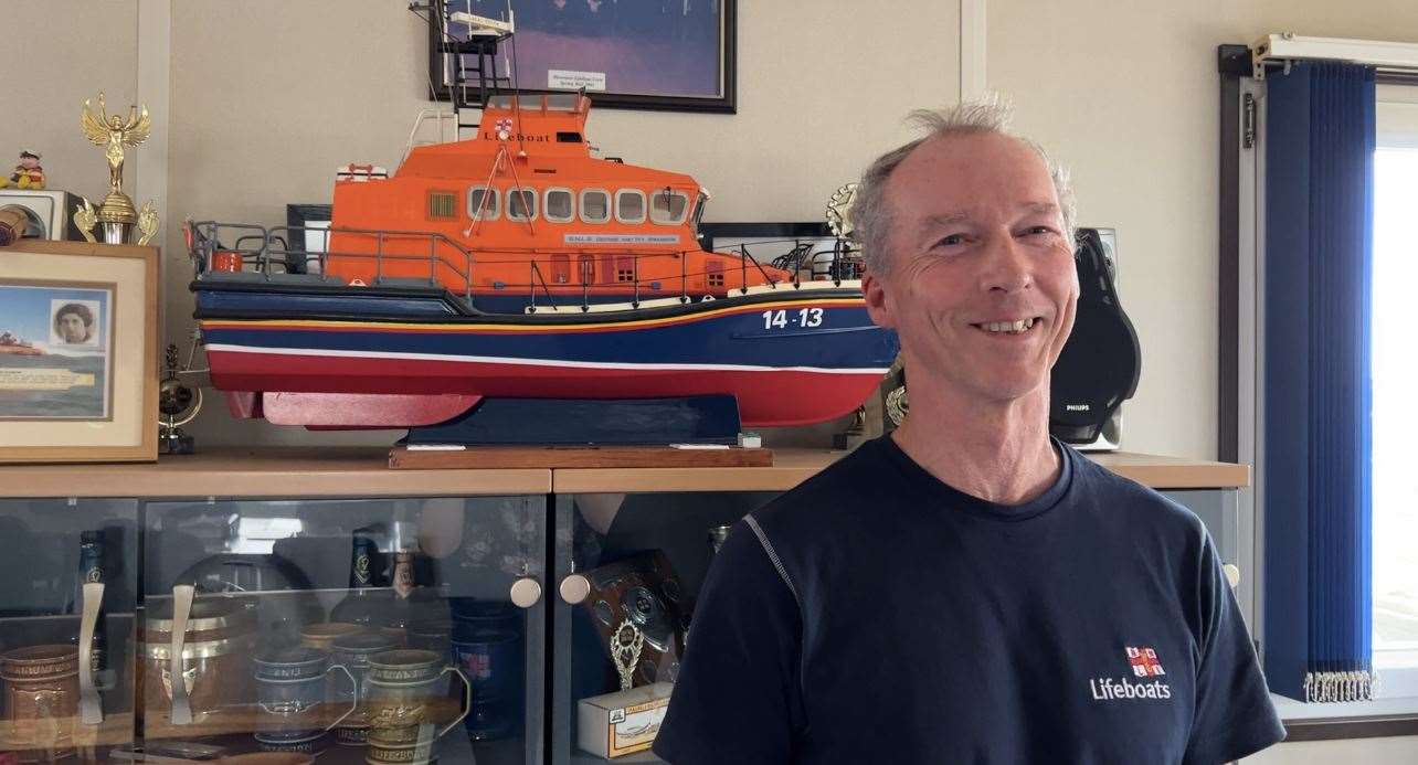Paul Jarvis, coxswain and mechanic at Sheerness Lifeboat Station. Picture: Megan Carr