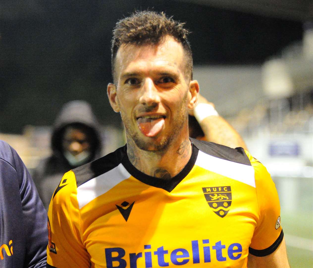 Joe Ellul levelled in the 95th minute at Havant Picture: Steve Terrell