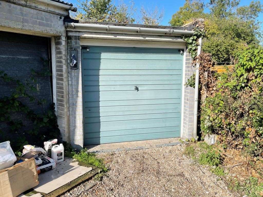 A lone lock-up garage in Whitstable with a price tag of £16,000 is going under the hammer by Clive Emson Auctions