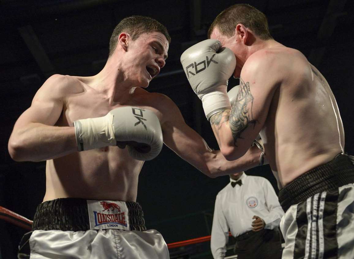 Martin Hillman, left, was defeated by Michael Stupart. Picture: Ady Kerry