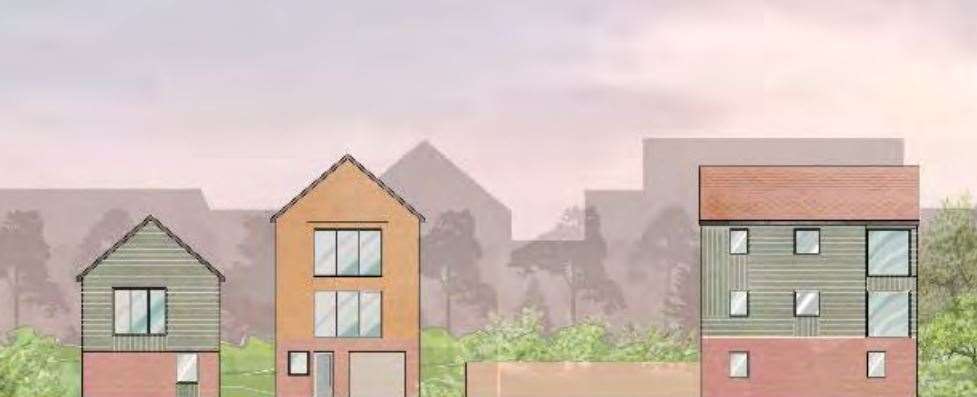 An artist's impression of the planned development
