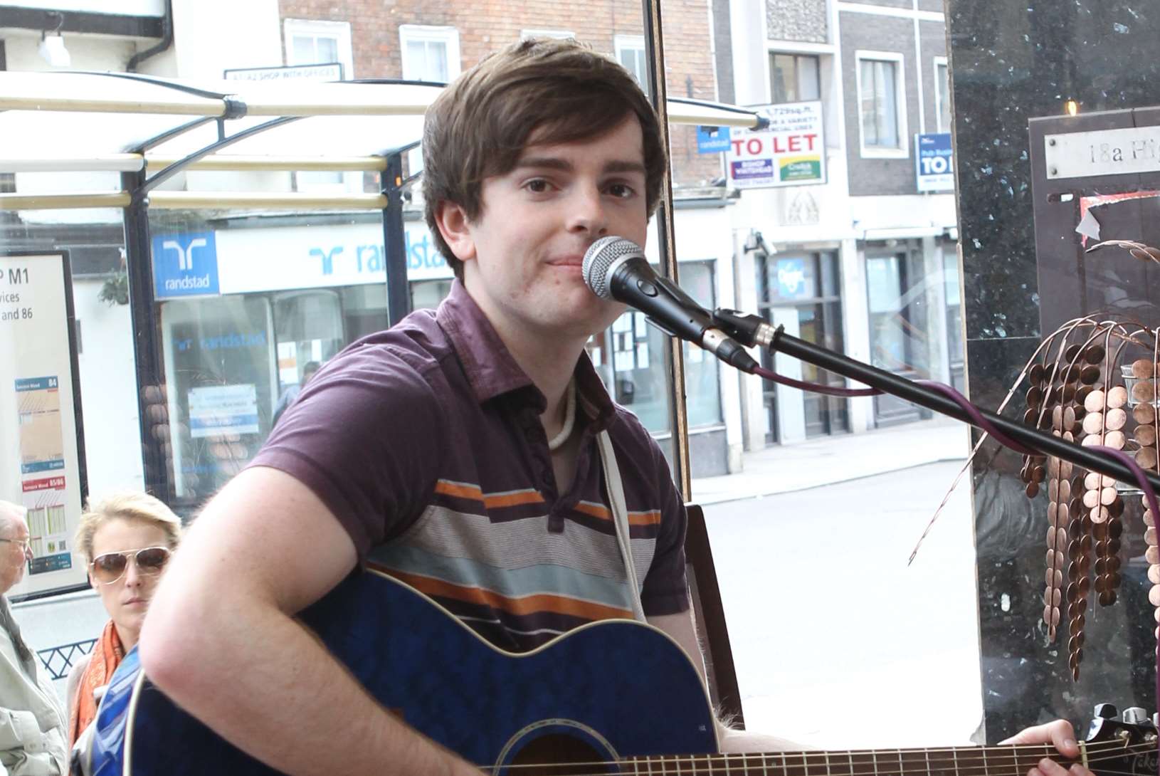 Fred Clark performs in Pop's Cafe at last year's Maidstone Fringe Festival