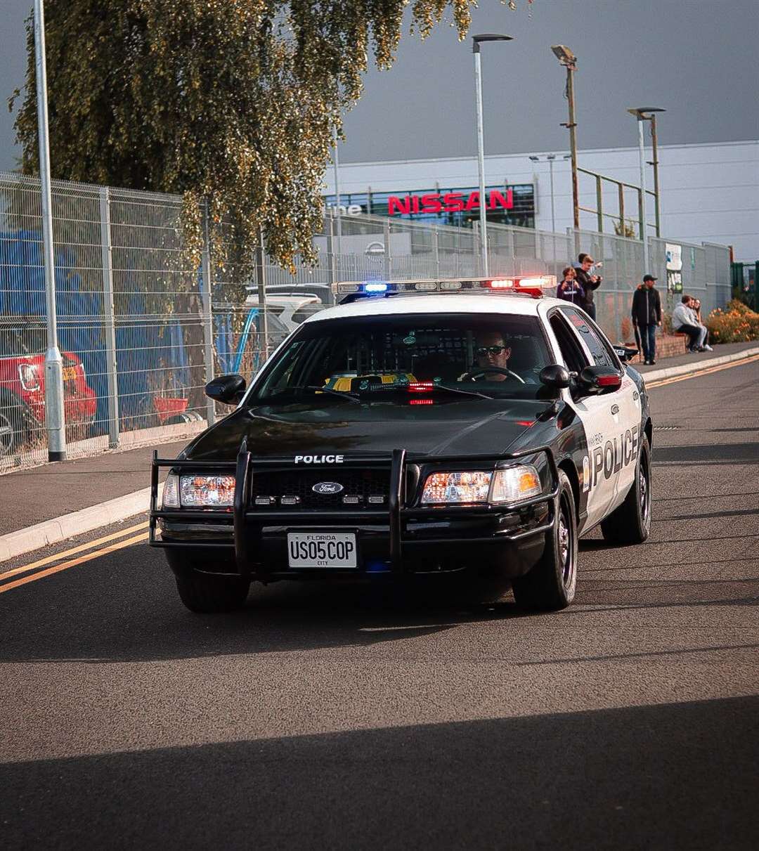 A US cop car featured as part of a Kent Car meets Air Ambulance charity event. Photo: Taylor Williams/Williamstphotography