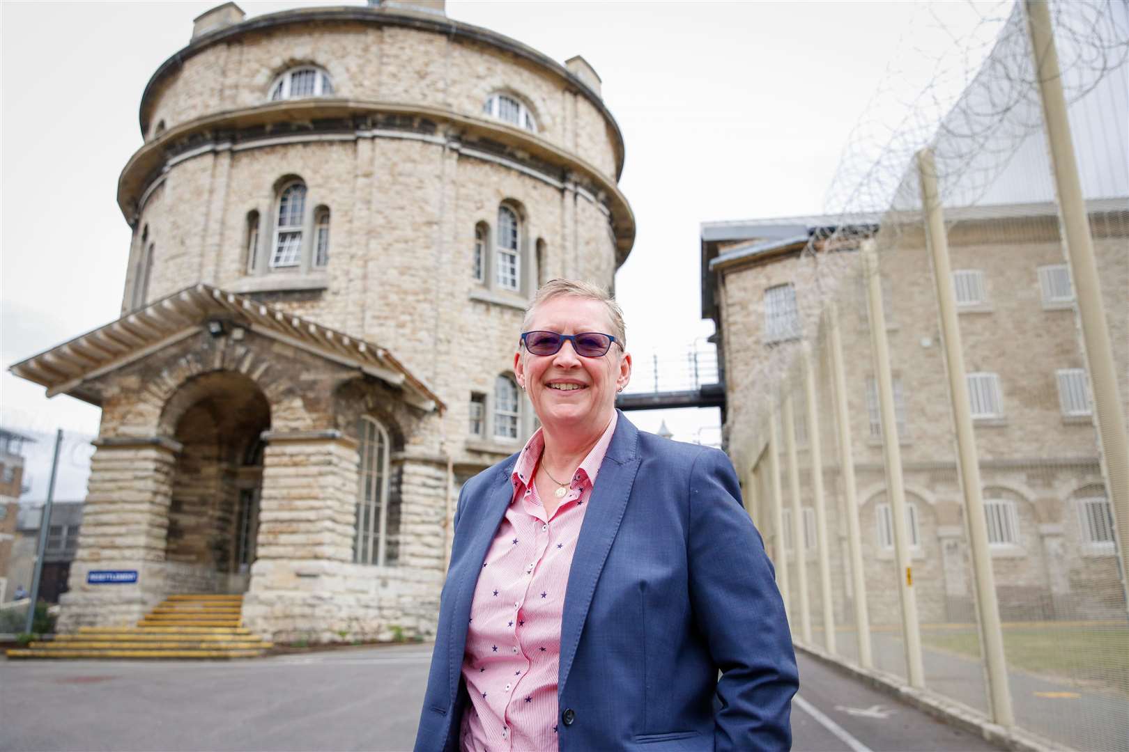 Governor Judith Feline outside the Roundhouse. Picture: Matthew Walker