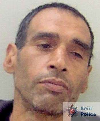 Nrender Biriah, 47, of no fixed address, has been banned from 43 stores in Gravesend as well as every Co-Op in Kent following serial shoplifting. Photo: Kent Police
