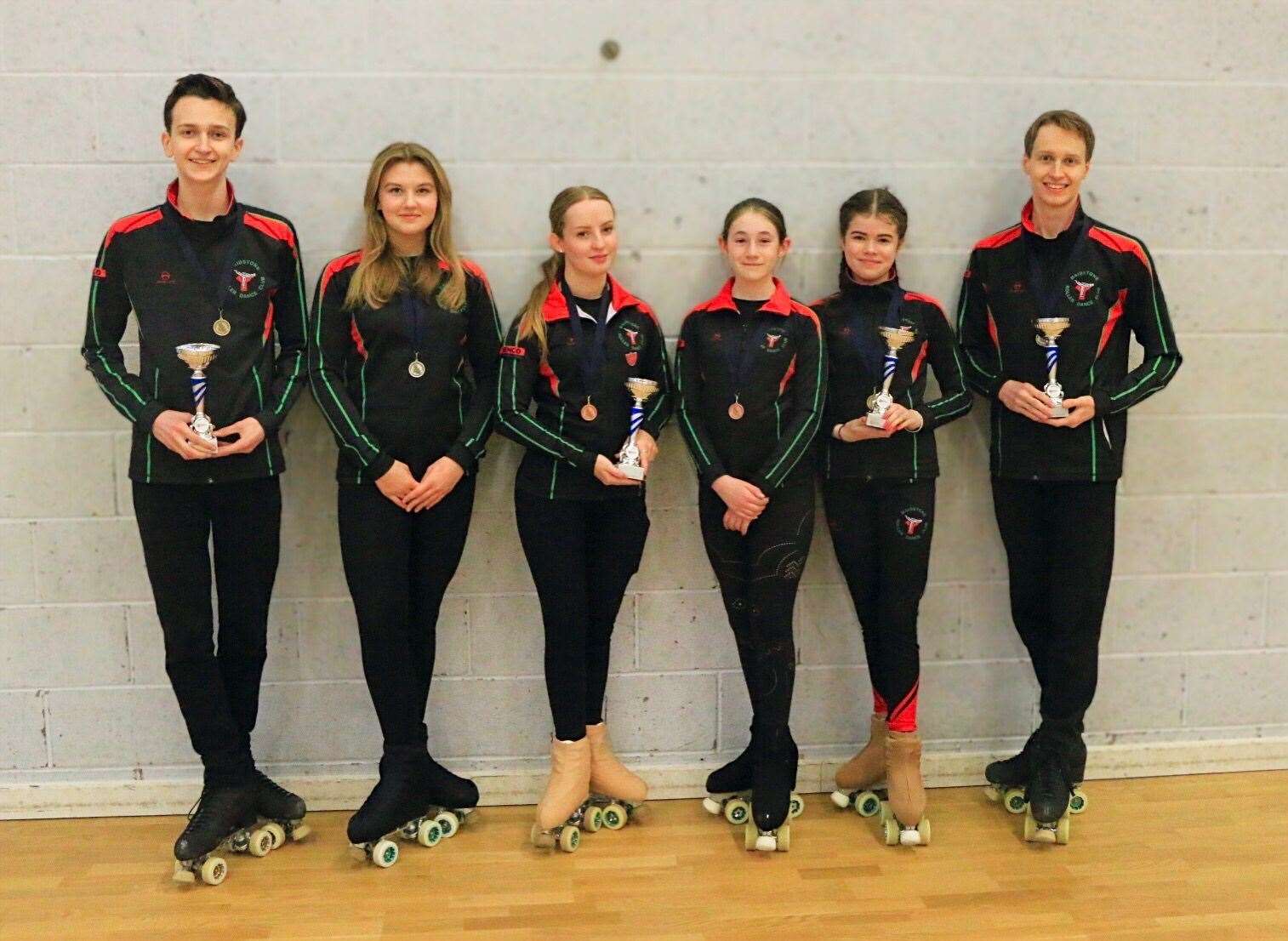Maidstone Roller Dance Club's GBSA winners at Great Yarmouth