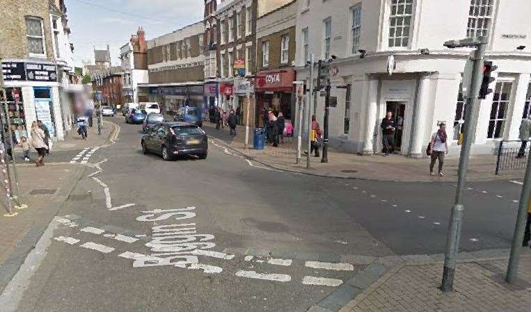 Police were called to Biggin Street in Dover after a teenager was assaulted. Picture: Google (42845065)