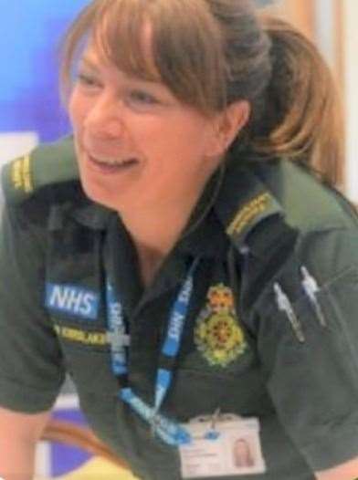 Dawn is a Consultant Midwife at SECAmb. Picture: SECAmb Twitter