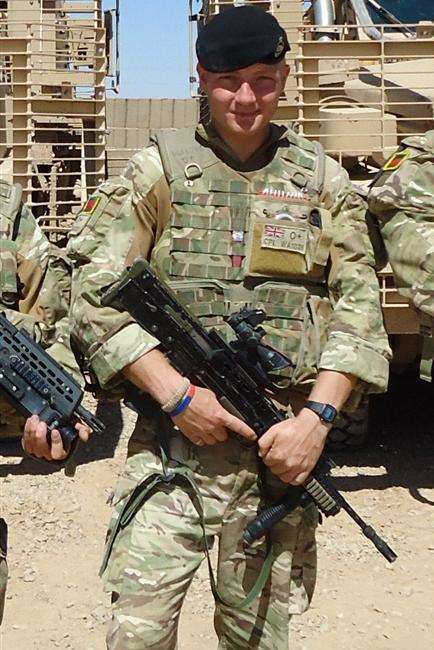 Cpl Leslie Wareham cheated death for the fourth time after being blown up in Helmand Province, Afghanistan