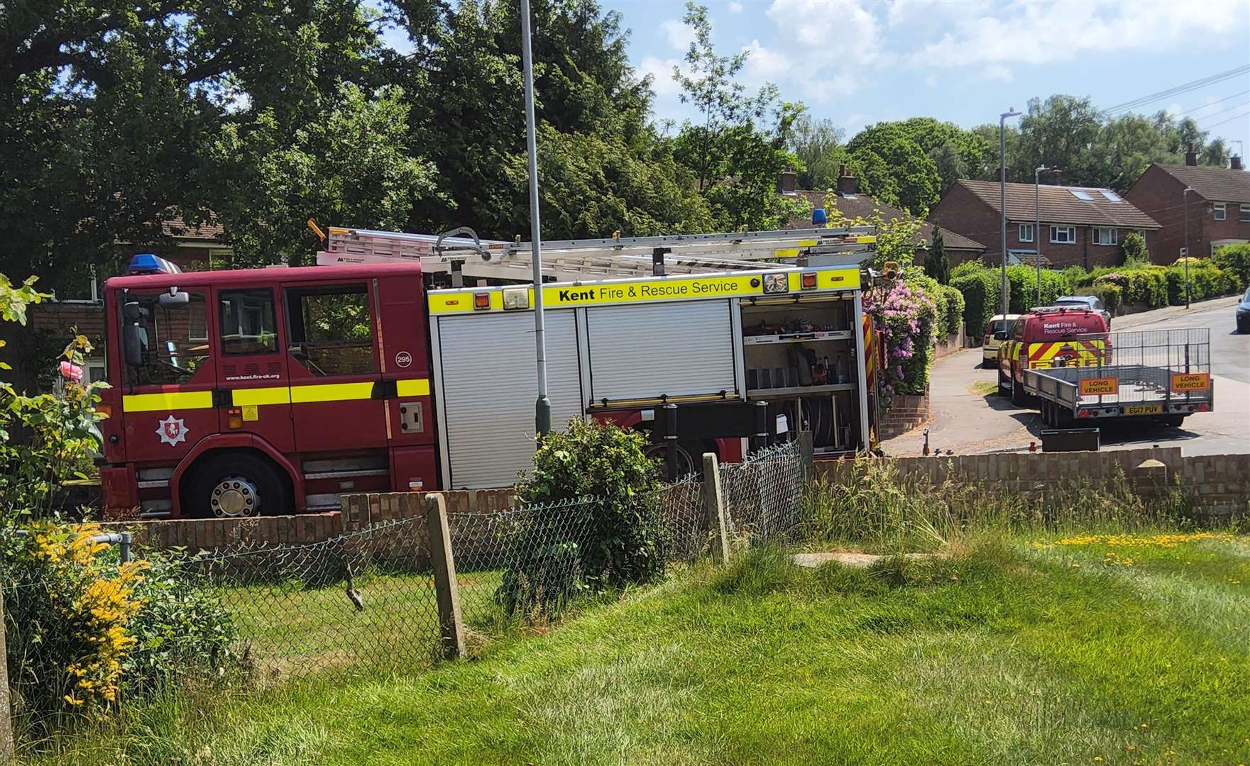 Crews were called to a woodland fire near Greggs Wood Road in Tunbridge Wells. Picture: Susan Reynolds