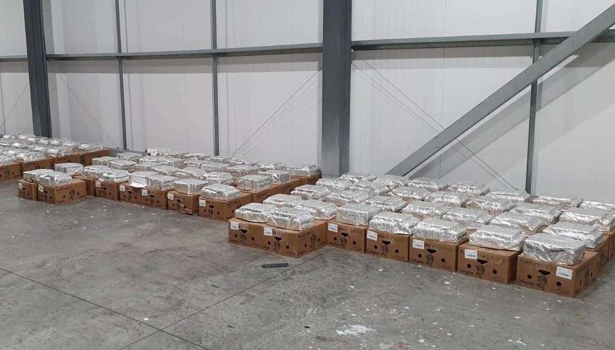 A cocaine seizure worth up to £100m was uncovered at Dover Photo: NCA