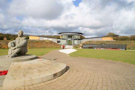 An artist's impression of the Battle of Britain visitor centre at Capel-le-Ferne.
